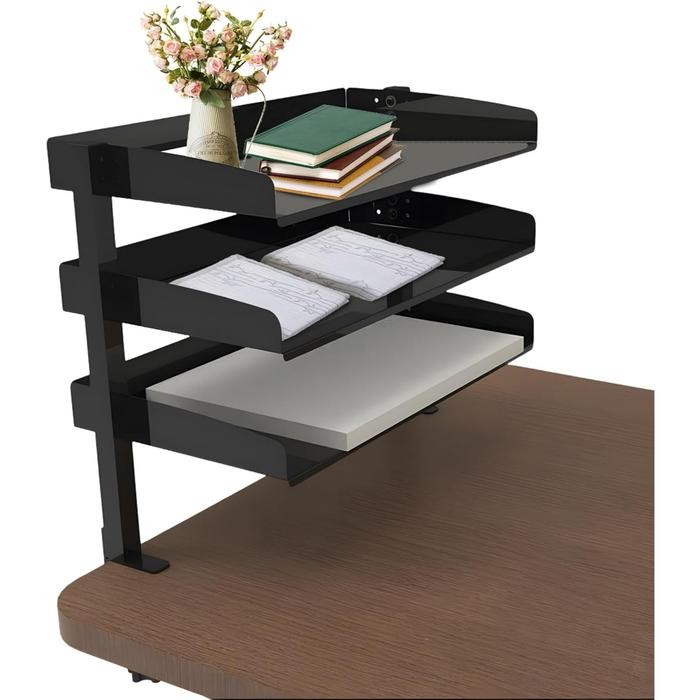 

TERBARU! Triple W Rak Meja Storage Desk Extension Tray Desktop Organizer Ambalan Premium