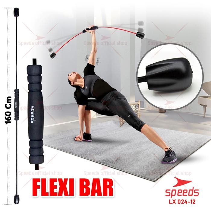 Speeds Flexi Bar Stick Flexi Bar Swing Tongkat Flexi Untuk Kebutuhan Gym Outdoor Tangan Fitness