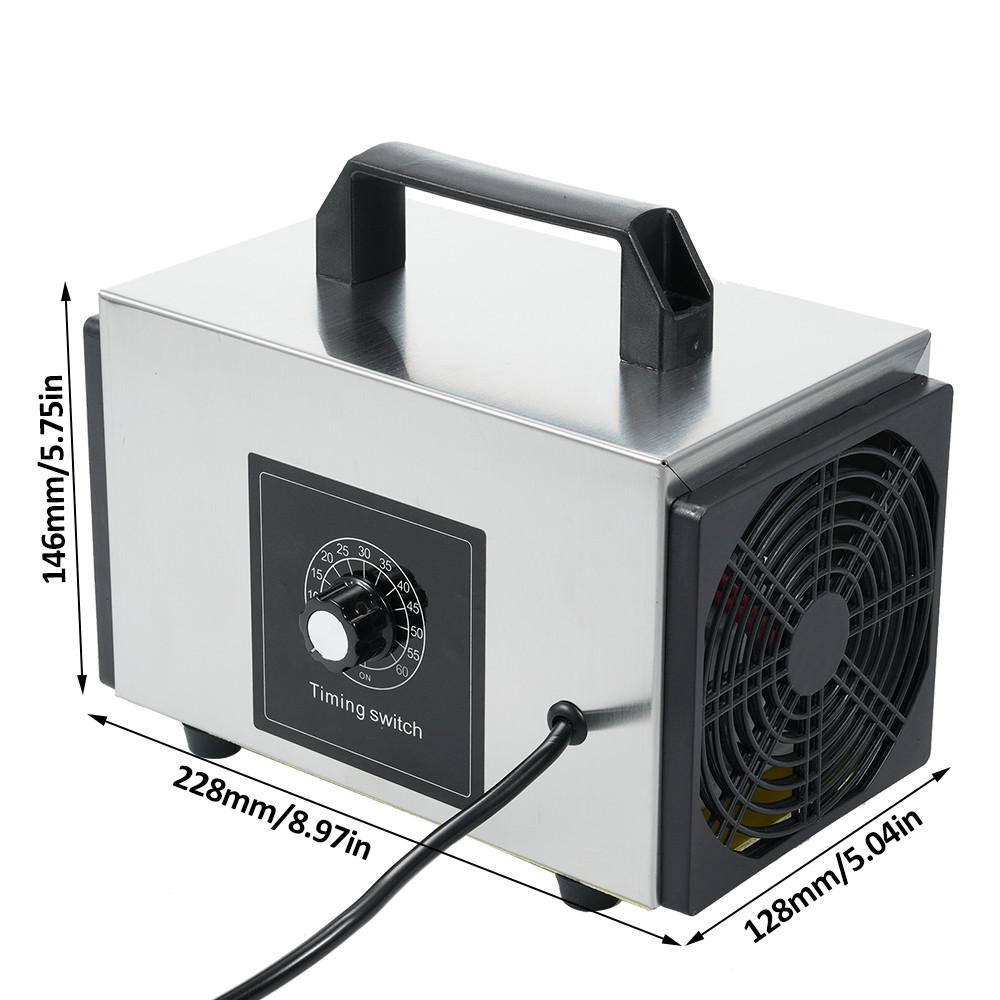 150W Ozone Generator Commercial Ozone Generator Ozone Machine 60000g/h Odor Remover 110V-220V for