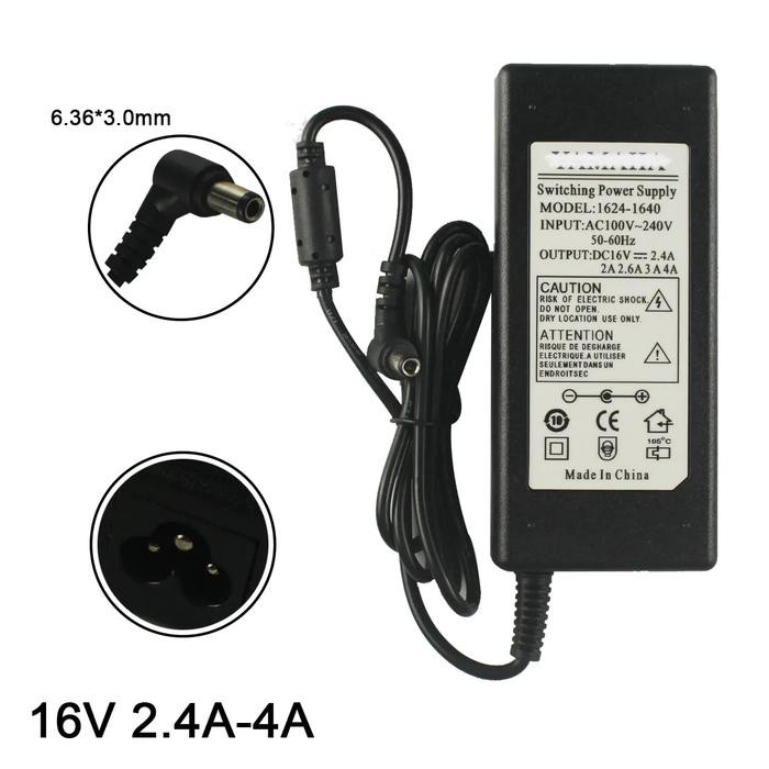 16V 2.4A-4A 6.36*3.0mm AC/DC Adapter For Yamaha PA-300 PA-301 PA-300B