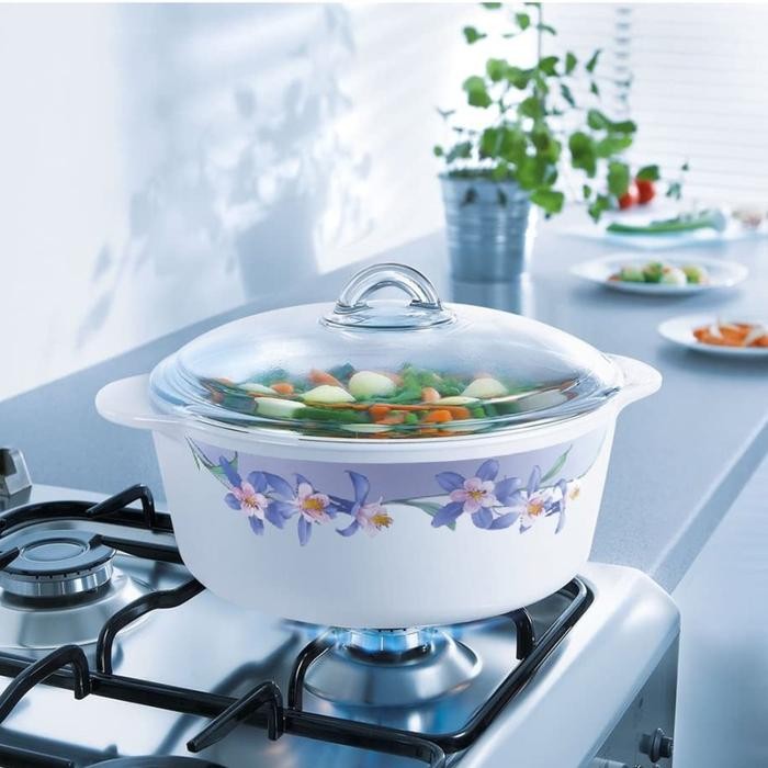 PREMIUM Brighton Luminarc Vitro Casserole 1 Liter Annabelle Panci Tahan Api