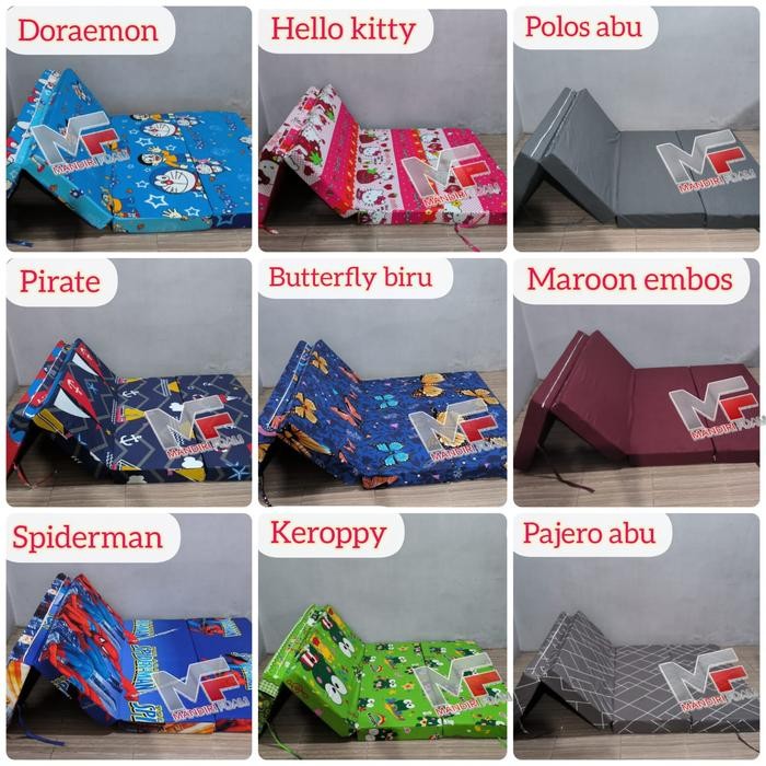 Sarung Kasur Lipat 3 Resleting Inoac Tebal 5cm, 10cm, 15cm dan 20cm Sarung Kasur Lipat