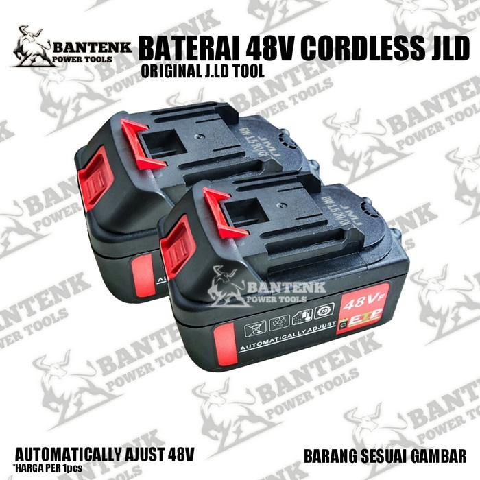 BATERAI 48V JLD TOOL. BATERAI CORDLESS. BATERAI GERINDA BOT JLD TOOL