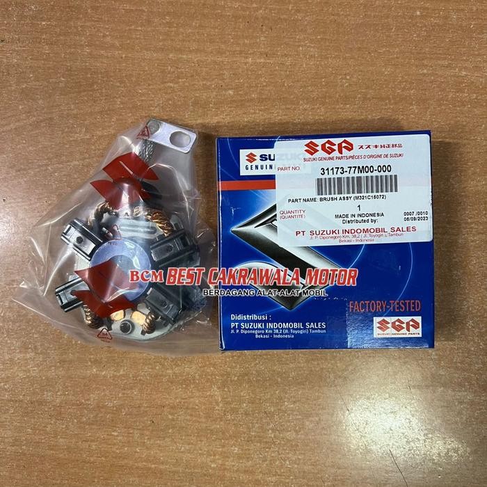 carbon brush dinamo starter ertiga ori