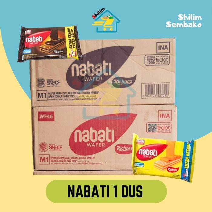 

New NABATI 1 DUS NABATI COKLAT NABATI KEJU MURAH NABATI ECER 2000 ISI 60 PCS