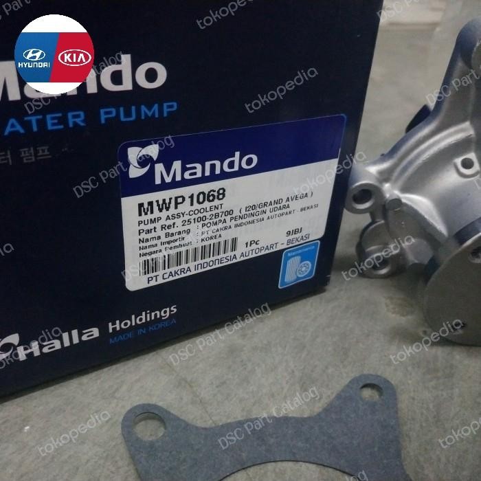 Water Pump Hyundai Grand Avega Waterpump Hyundai Grand Avega