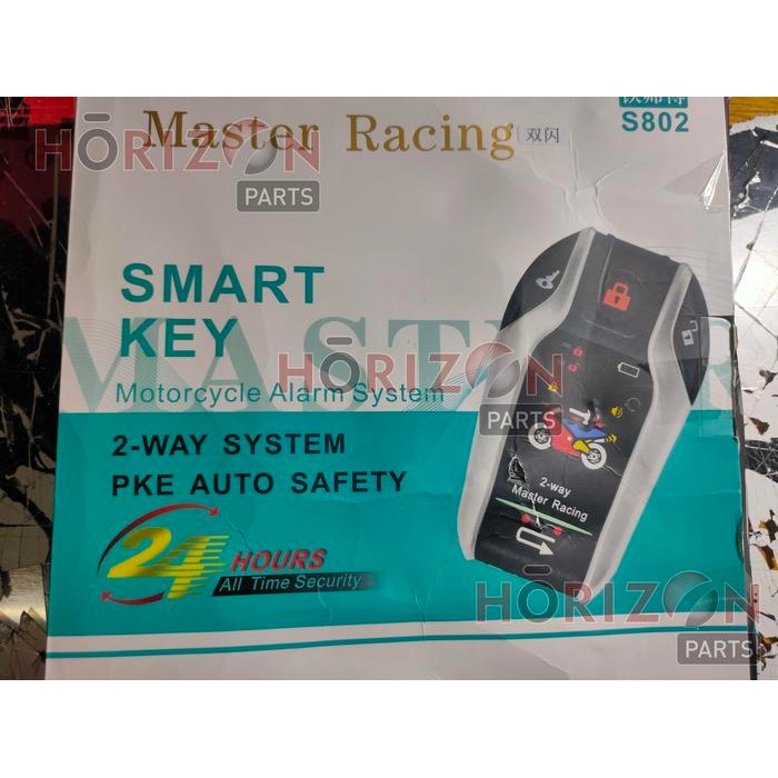 PREMIUM Smart Alarm Motor Keyless MP 2 way anti maling