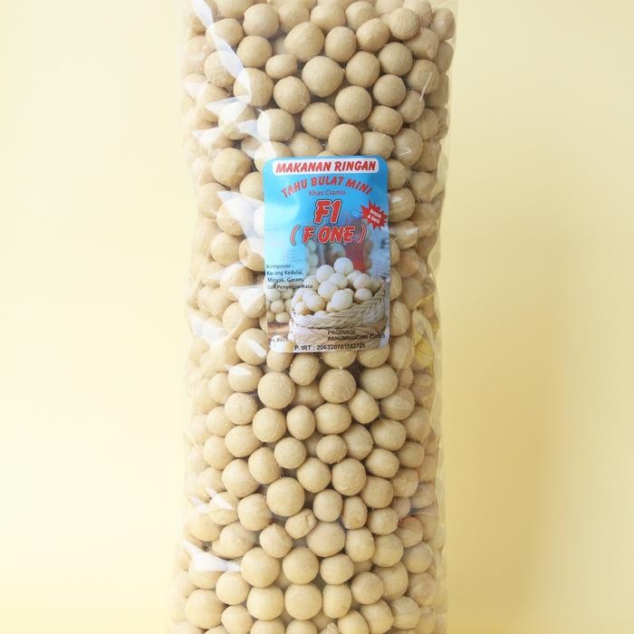 

PREMIUM Tahu Bulat Mini Kering F1 Ayam Bawang 1KG (1000gr)