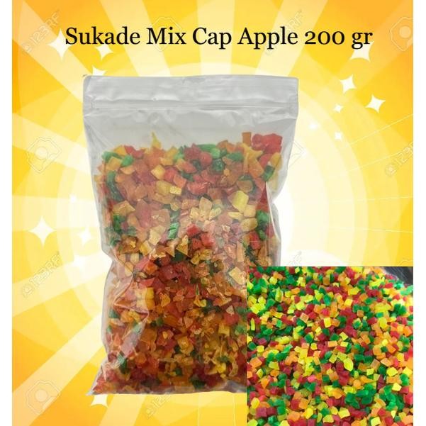 

PREMIUM Sukade Buah Kering Mix 200 gr Cap Apple