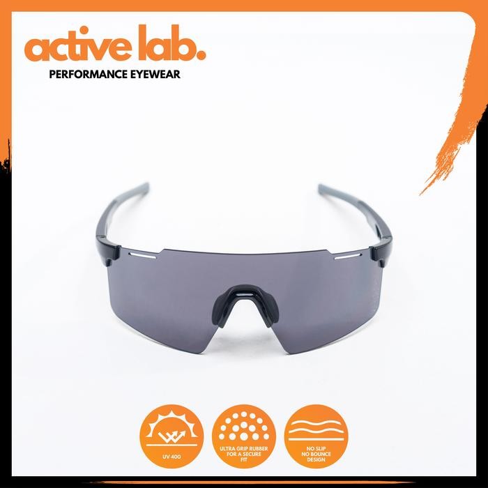 active lab Eyewear P Series - Echo - Smoke Black