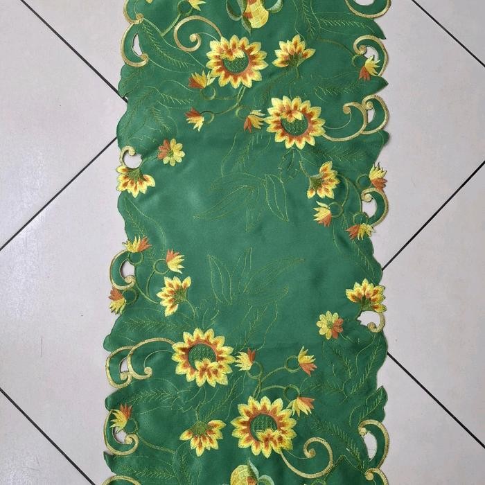 PREMIUM Taplak meja tamu bordir/Taplak meja tamu 40x90cm