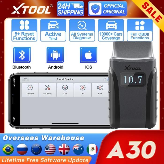 2023 XTOOL A30 A30D A30M Anyscan Code Reader Car Diagnostic Tools