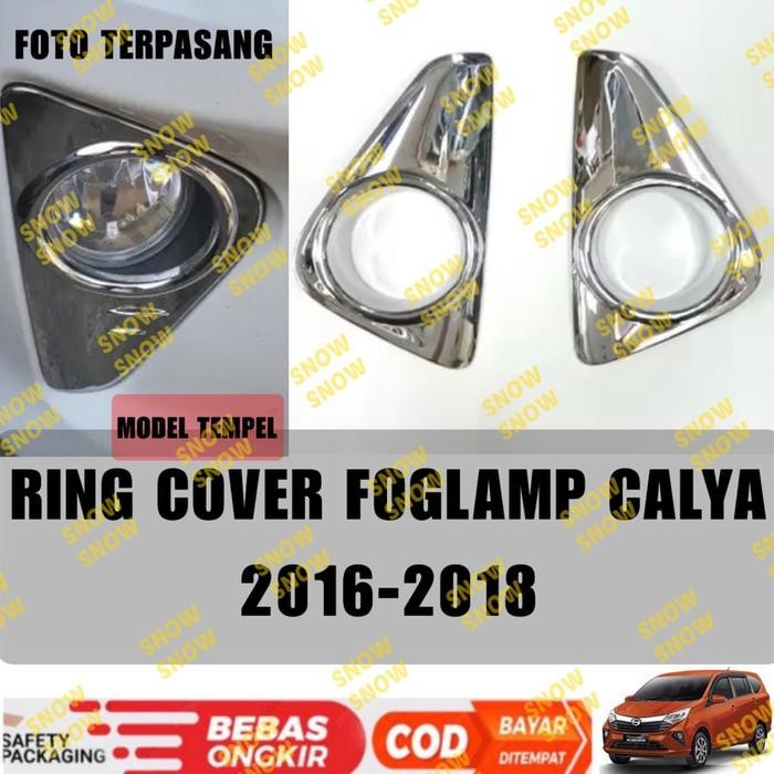 Cover Ring Fog Lamp Calya 2016 2018 Foglamp Chrome