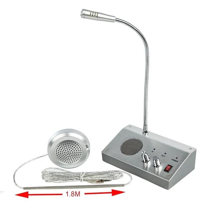 Home Security Zero-touch Dual-way Interphone System For Bank Counter