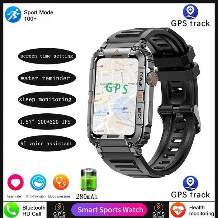 GPS Smart Watch For Android Outdoors Ip68 Waterproof Watch