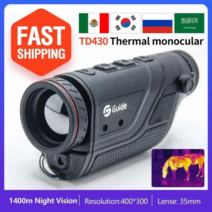 Guide TD210/430 Monocular Thermal Imager for Hunting Thermal Vision