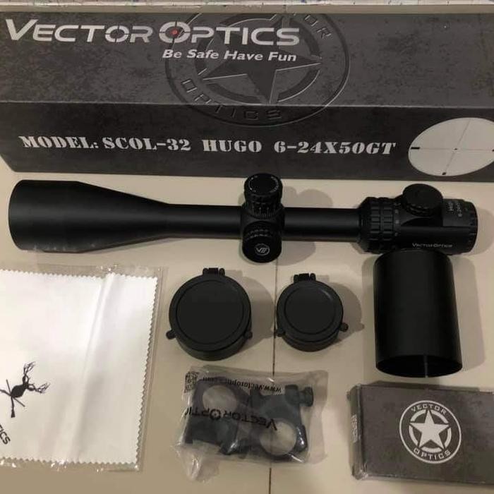 HARGA DISKON TELESKOP VECTOR HUGO 6-24X50 GT
