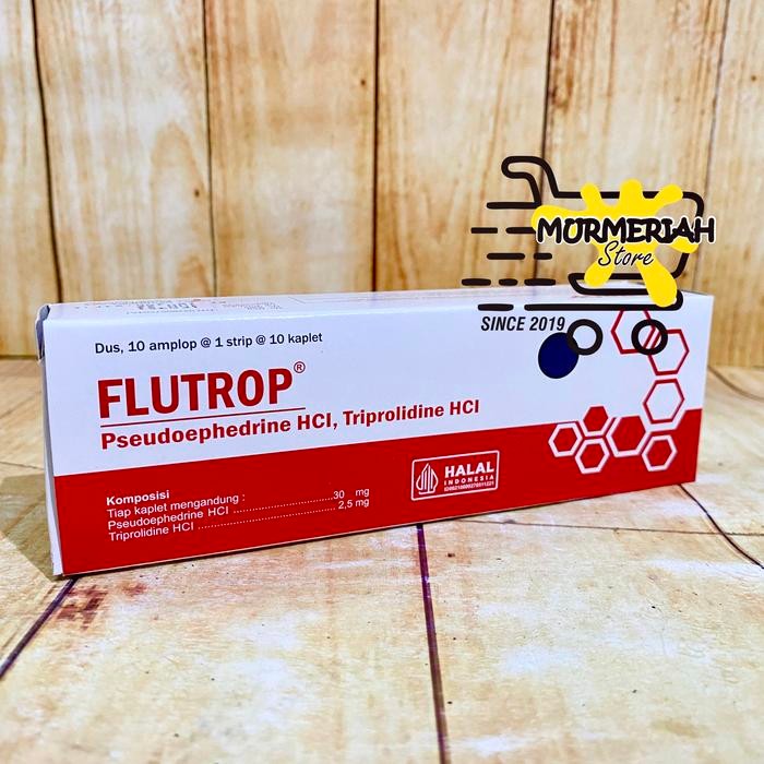 FLUTROP BOX ISI 100 KAPLET-OBAT PILEK,HIDUNG TERSUMBAT & BERSIN-BERSIN