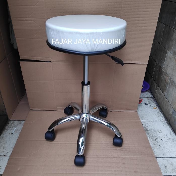Kursi Eyelash/Kursi Facial/Kursi bulat/Kursi Hidrolik Naik Turun/Chair Ring Roda Putar Dudukan Busa