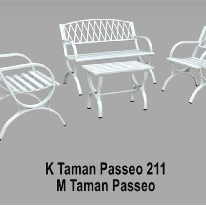 Kursi taman besi outdoor / Bangku Taman Besi