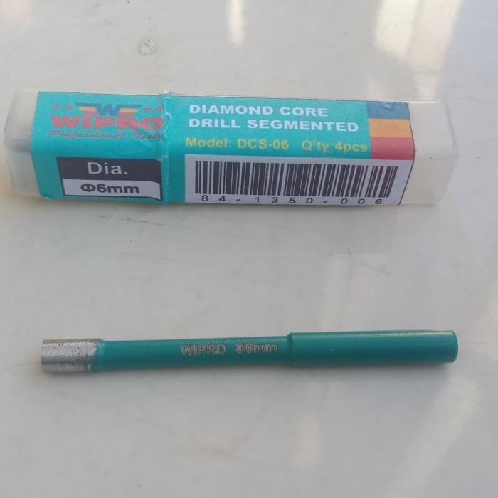 [Expert] Diamond Core Drill Segmented DSC 06 Wipro 6mm Bor Granit 6mm