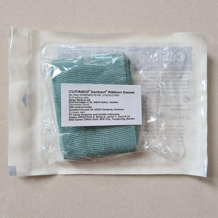 Cutimed Sorbact Ribbon Gauze 5X200Cm / Cutimed Sorbact Ribbon