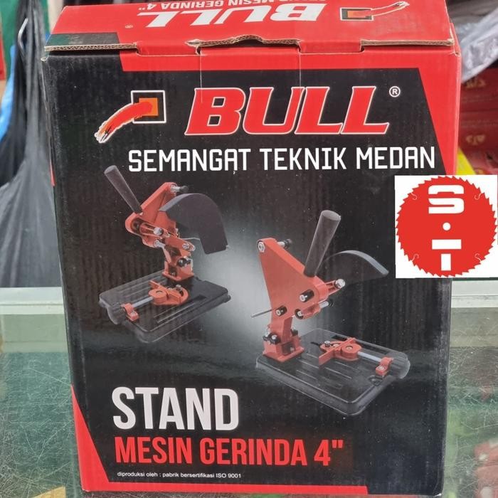 Stand Dudukan Alas Mesin Gerinda Grenda Tangan Angle Grinder 4" Bull
