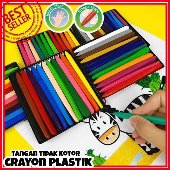 

CRON PLAIK pensil warna plaik / alat menggambar mewarnai anak / Cron oil patel / cron warna / Cron