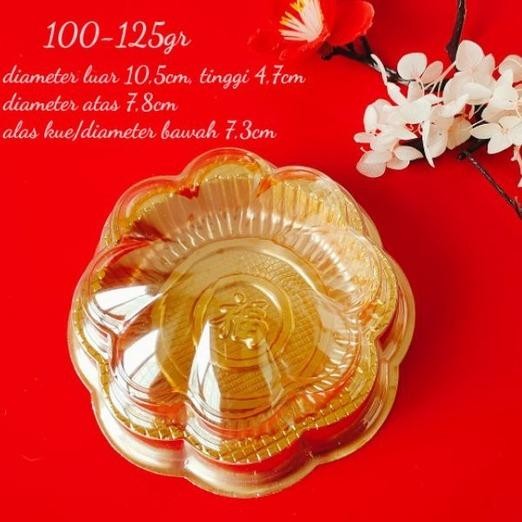 Tray Mika Tutup Mooncake 100-125Gr Tray Mika Kue Bulan Tray Mooncake Terlaris