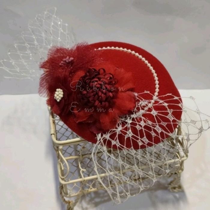 Fascinator Hat Topi Fascinator Bando Topi Bando Bunga Bondu Topi
