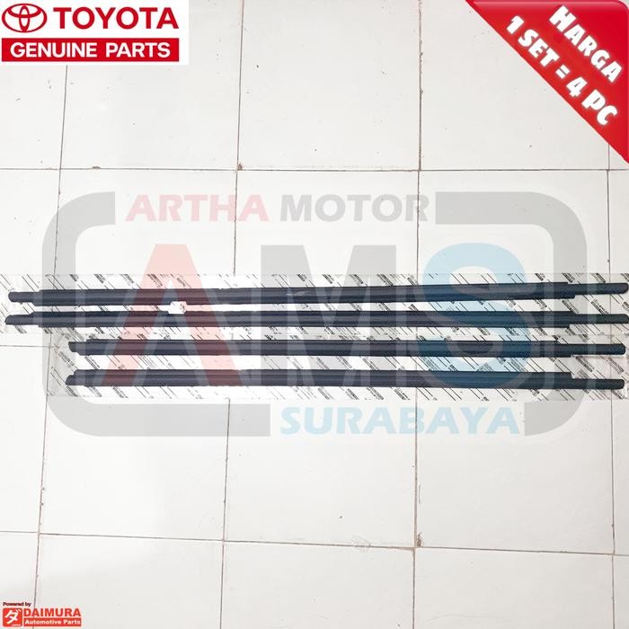 Karet pelipit list lis kaca wheater Strip mobil Innova / Grand Innova
