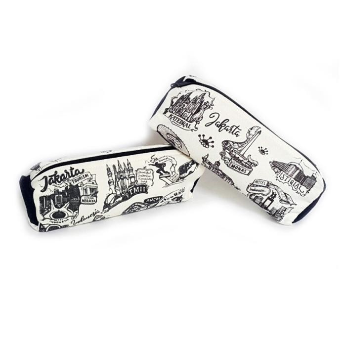 

Tempat Pensil Kanvas Souvenir Oleh oleh khas CP6 002