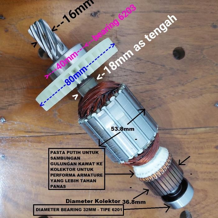 Dca Armature Hm1306 Hm 1306
