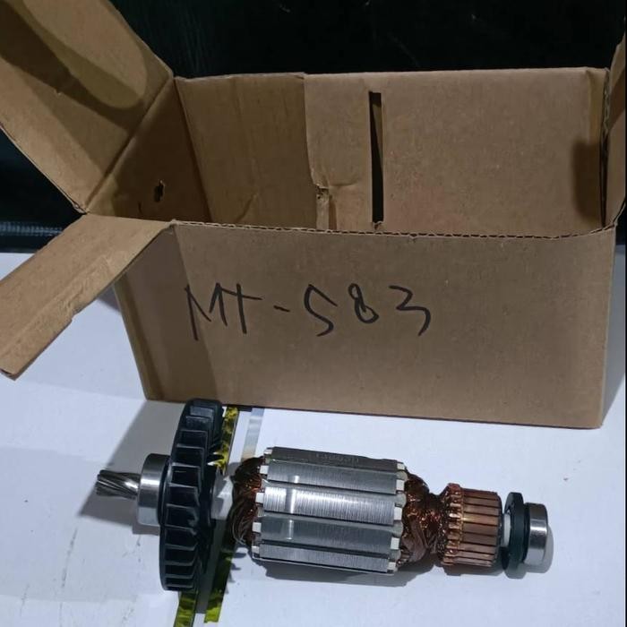 Amature Armature Asli Merk Makita Mesin Gergaji Maktec Mt 583 Mt583