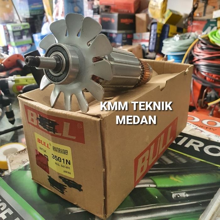 Bull Armature Mesin Groover Makita 3501N Angker Groper 3501 N Makita