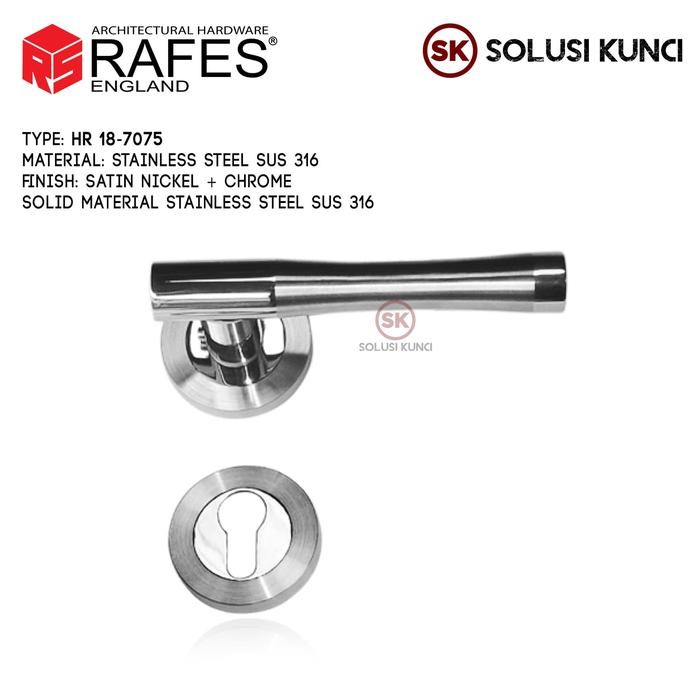 Spesial Handle Pintu Rafes Stainless Steel Sus 316 / No Karat (Hr 18-7075)