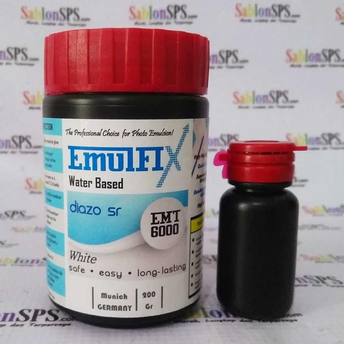 

SALE TERBARU OBAT AFDRUK SABLON EMULFIX WATER BASED WHITE 200GR READYY