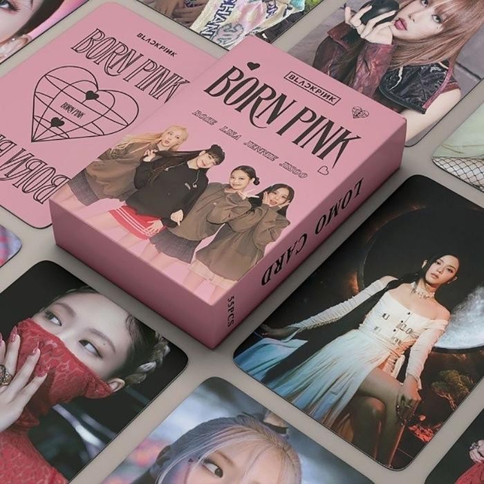 

READY STOK 55PCS KPOP BLACKPINK 2023 LOMO CARD WORLD TOUR PHOTOCARD BORN PINK COLLECTION CARD READYY