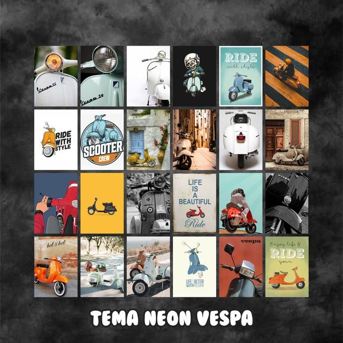 

SALE TERHOTT [24PCS] POSTER VESPA - UKURAN A5 READYY