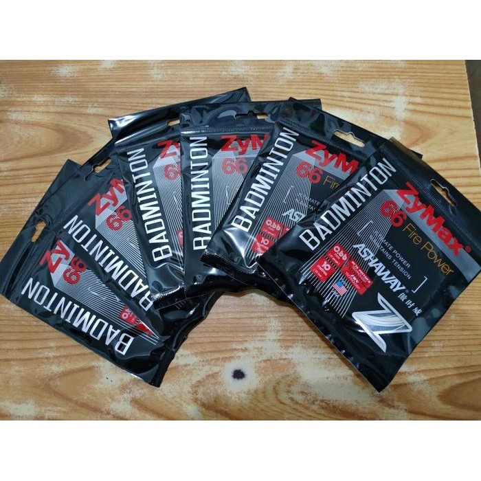 SENAR BADMINTON ORIGINAL ASHAWAY ZYMAX 62 Fire Power & 66 FIRE