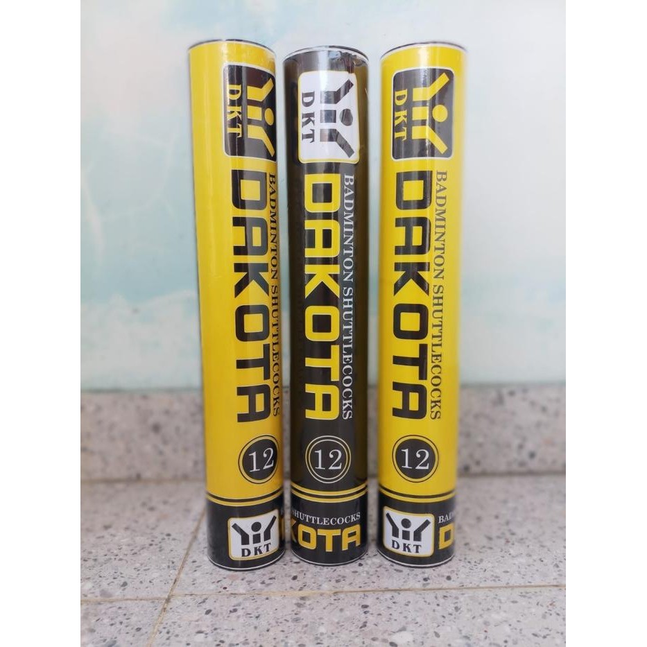 Shuttlecock Dakota Hitam Kuning - KOK BADMINTON DAKOTA