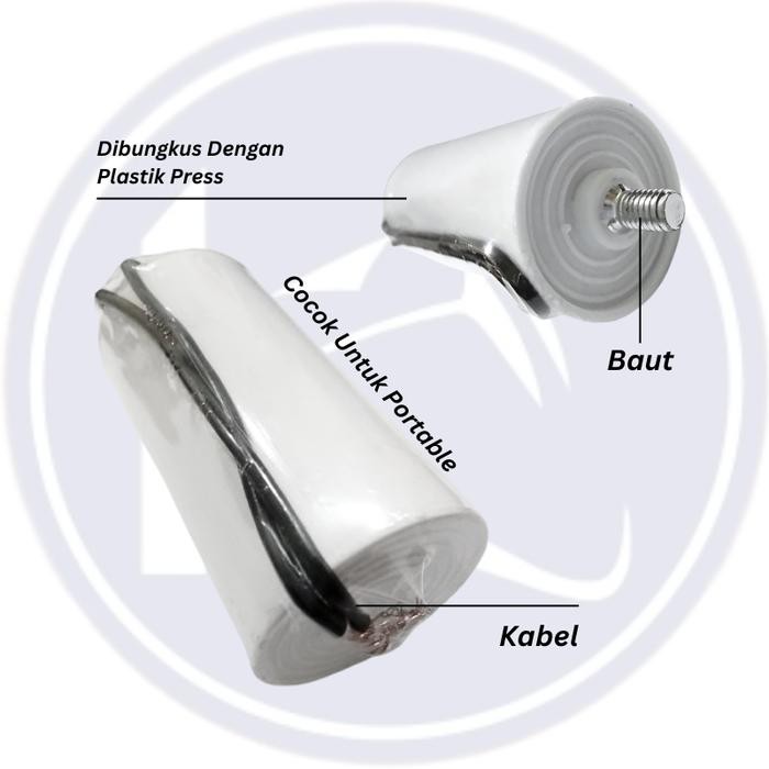 Capacitor CBB60 Kapasitor 30 UF 450 VAC Baut Untuk Mesin Elektromotor Kompressor Angin Portable