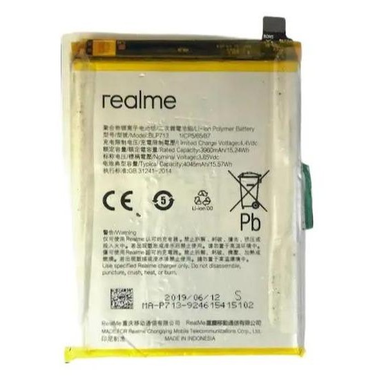 Baterai Realme 3 Pro BLP713 RMX1851 4045mAh Batre Realme 3Pro Original Copotan