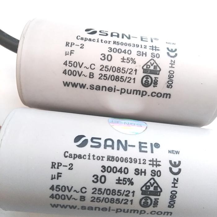KAPASITOR 30UF 450 VAC CAPASITOR BULET CONDENSATOR SPAREPARTS DINAMO