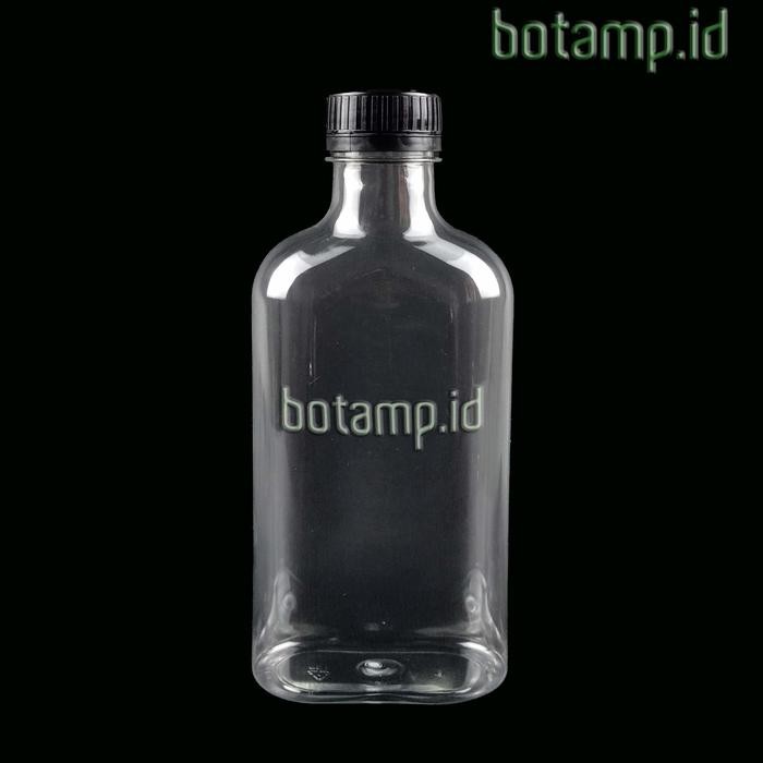 Botol Plastik Gepeng 250ml Bening Kemasan Minuman Super Tebal Murah