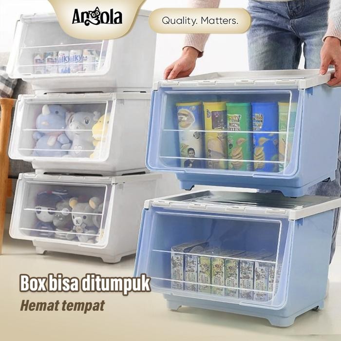 Angola Rak Plastik Storage Solution C31 Rak Tempat Penyimpanan Boneka / Mainan / Snack Serbaguna
