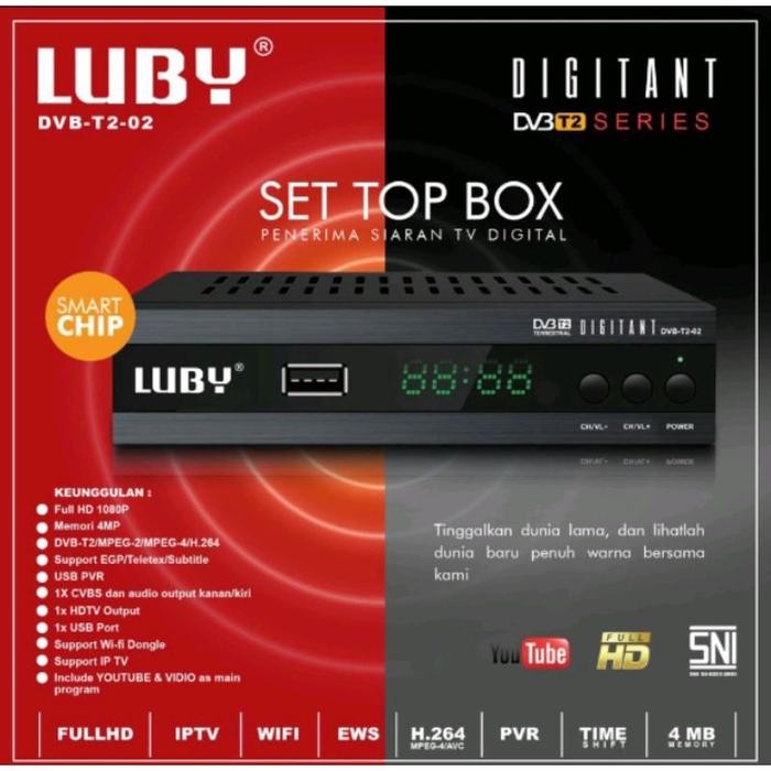 Set top bok TV digital bisa buat TV Tabung / Led