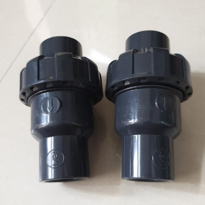 Ball check valve PVC 3/4 inch - PVC ball check valve 3/4"