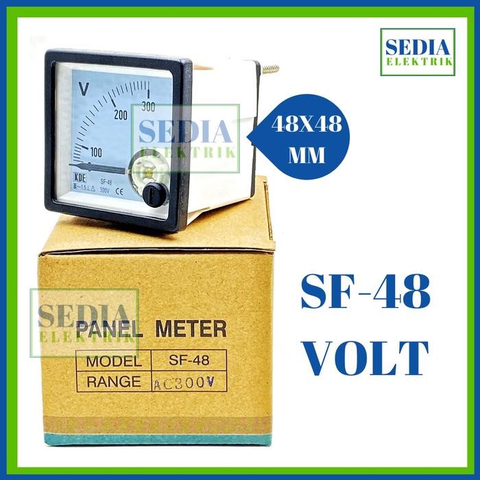 PANEL METER ANALOG SF-48-VOLT VOLTMETER VOLT METER 48X48MM