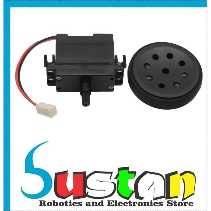 Black Motor DC Gearbox 200rpm with Black Wheel Dc for Line